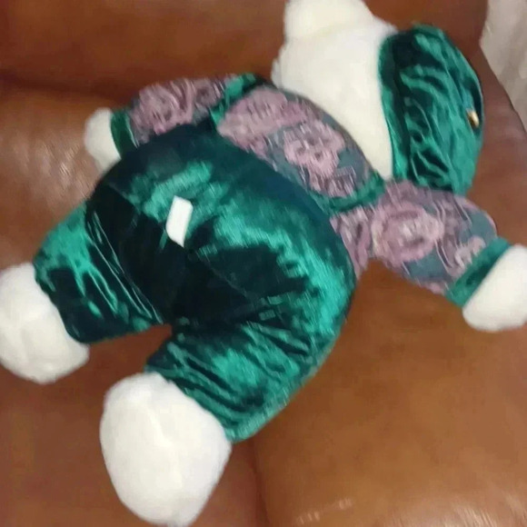 💙🌹Stuffed bear toy in green hat and  pants - Picture 5 of 7